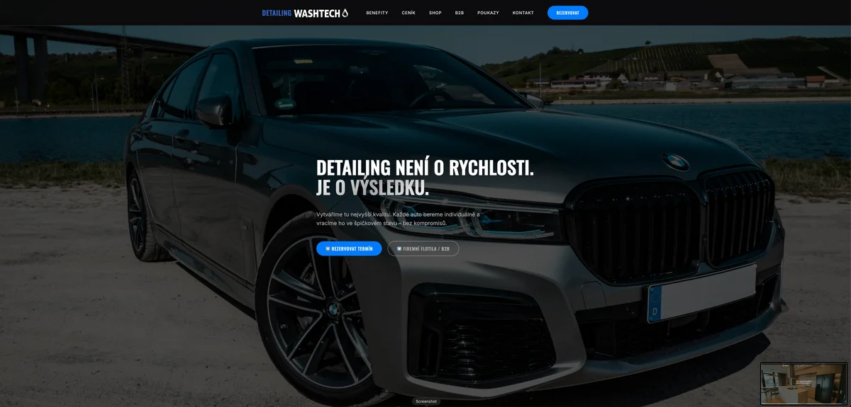 Detailing Washtech Screenshot